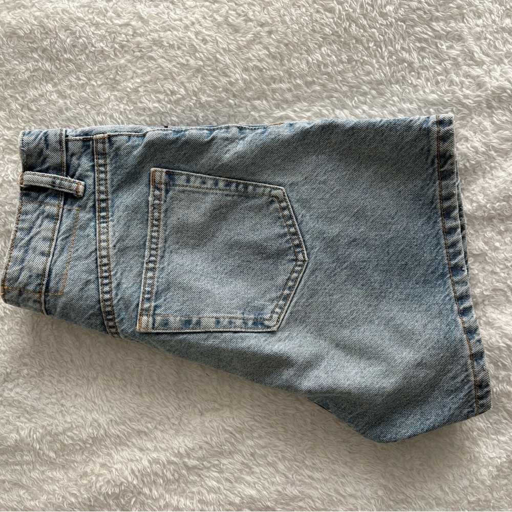 Zara Light Blue Denim Shorts